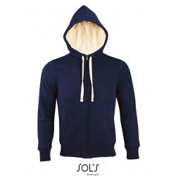 Sherpa fodrad zip-hoodie med eget tryck Sherpa fodrad zip-hoodie med eget tryck