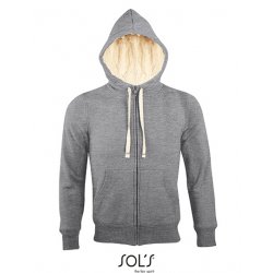 Sherpa fodrad zip-hoodie med eget tryck Sherpa fodrad zip-hoodie med eget tryck
