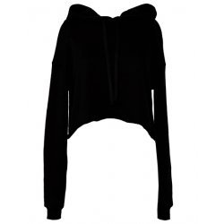 Cropped Hoodie - Black