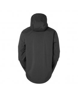 Softshell jacka med eget tryck grå