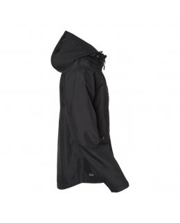 Softshell jacka med eget tryck grå