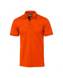 Orange Padel-piké herr med eget tryck