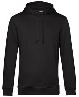 Svart Modern hood herr med eget tryck