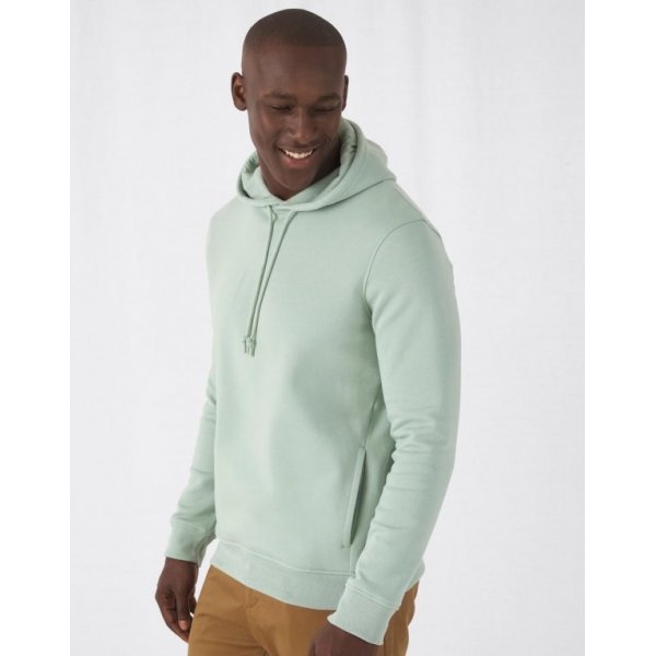Svart Modern hood herr med eget tryck