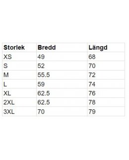 Storlekstabell Hoodie Herr