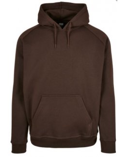 Brown Extra tjock hoodie med eget tryck