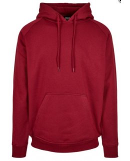 Burgundy Extra tjock hoodie med eget tryck