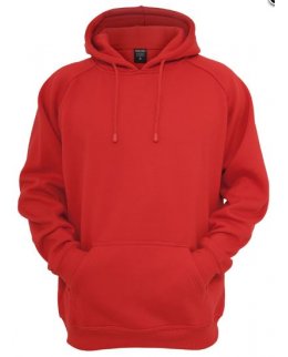 Red Extra tjock hoodie med eget tryck