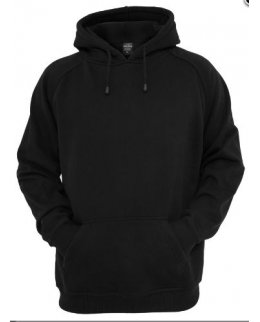 Svart Extra tjock hoodie med eget tryck