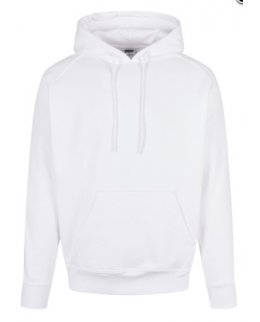 Vit Extra tjock hoodie med eget tryck
