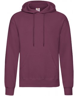 Burgundy Classic Hoodie med eget tryck