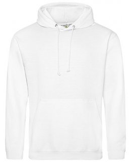 Arctic White College hoodie Just Hoods AWDis