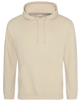 Desert Sand College hoodie Just Hoods AWDis