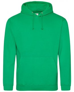 Kelly Green College hoodie Just Hoods AWDis