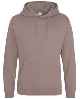 Mocha Brown College hoodie Just Hoods AWDis