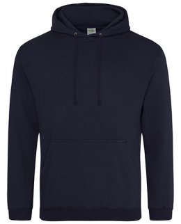 New French Navy College hoodie Just Hoods AWDis