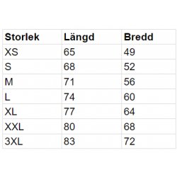 Storlekstabell - Heavyweight Hoodie