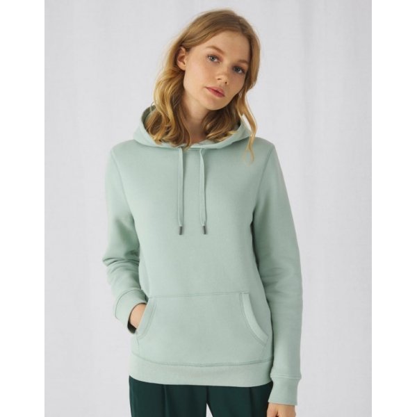 Hoodie Extra Mjuk Dam - Aqua Green