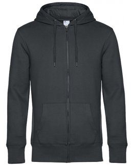 Zip-Hoodie Extra Mjuk Herr - Asphalt