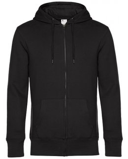 Zip-Hoodie Extra Mjuk Herr - Black Pure