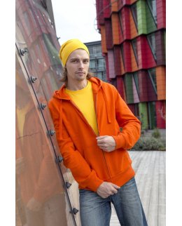 Ekologisk Fairtrade Zip-Hood Med Eget Tryck