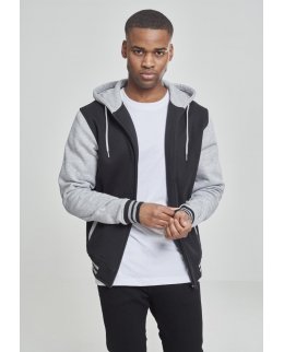 EXTRA tjock 2-tone zip hoodie med eget tryck