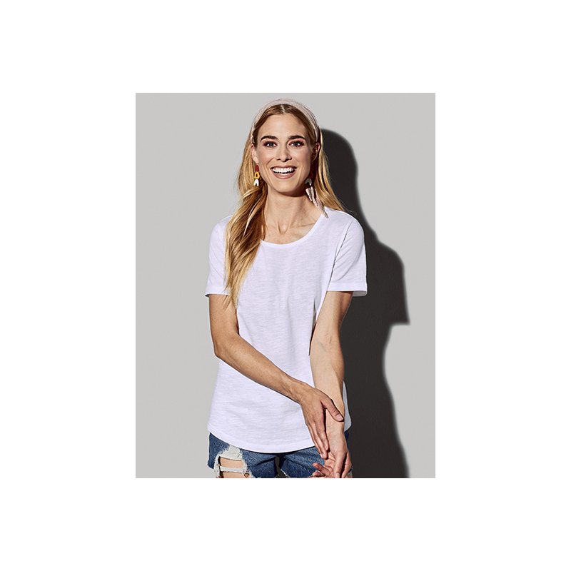 Ekologisk t-shirt i loosefit med eget tryck