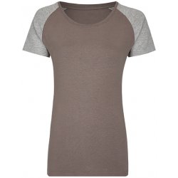 T-shirt med kontrastfärgad ärm