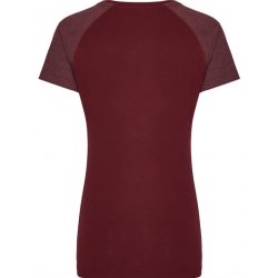 T-shirt med kontrastfärgad ärm