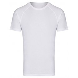 T-Shirt Med Kontrastfärgad Ärm - White/White