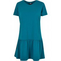 T-Shirtklänning Volang - Watergreen