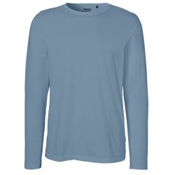 Ekologisk Fairtrade Långärmad T-shirt - Dusty Indigo
