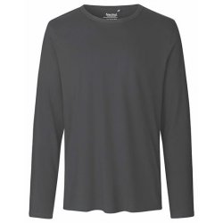 Ekologisk Fairtrade Långärmad T-shirt - Charcoal