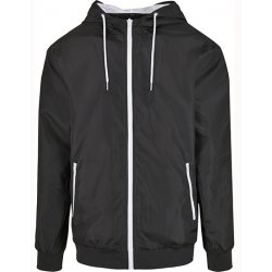 Vind- och Regnjacka Återvunnen Polyester - Black/White Vind- och Regnjacka Återvunnen Polyester - Black/White