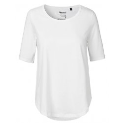 Ekologisk T-shirt Halvlång Ärm - White