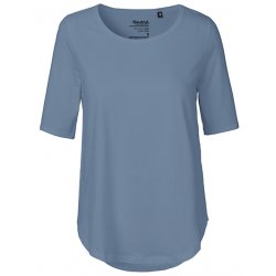 Ekologisk T-shirt Halvlång Ärm - Dusty Indigo
