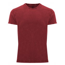 Denimlook T-shirt - Garnet Red