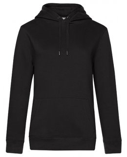 Svart Hood EXTRA mjuk dam med eget tryck