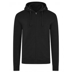 Premium Zip-Hoodie Herr - Black