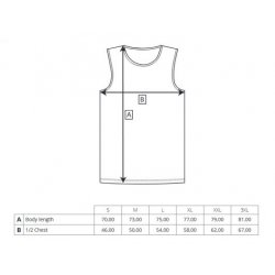 Klassisk Tanktop Herr - Storlekstabell