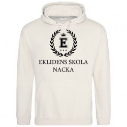 Skoltröja Ekliden Hoodie Vanilla