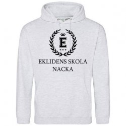 Skoltröja Ekliden Hoodie Askgrå