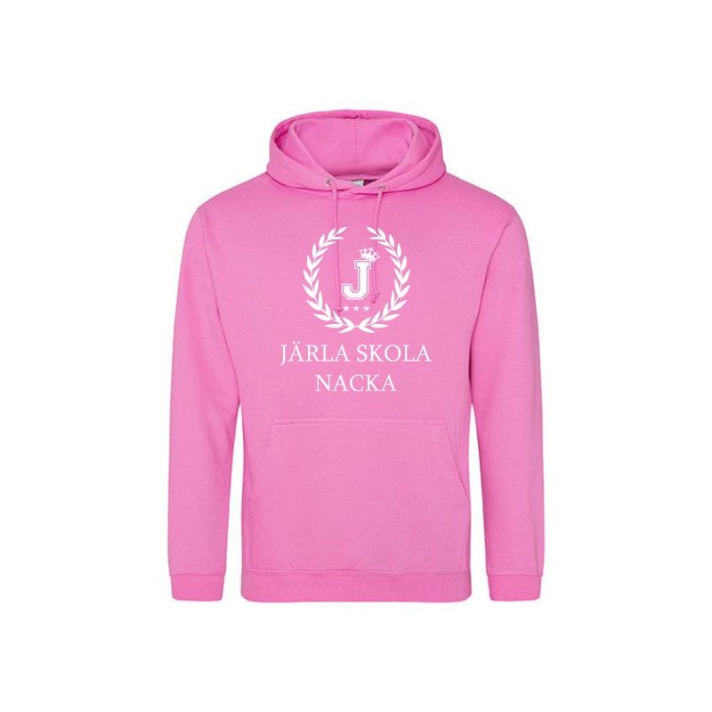 Skoltröja Järla Hoodie Rosa