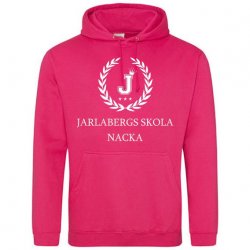 Skoltröja Jarlabergs Hoodie Cerise