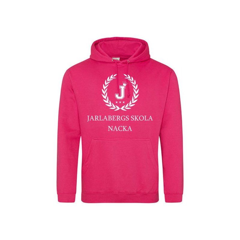 Skoltröja Jarlabergs Hoodie Cerise