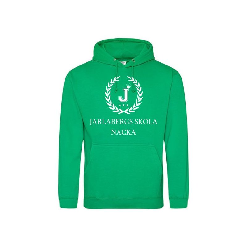 Skoltröja Jarlabergs Hoodie Grön
