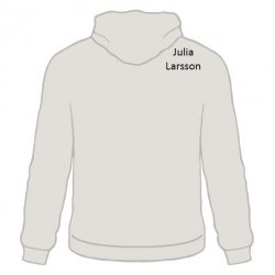 Skoltröja Ekliden Hoodie Vanilla
