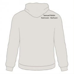 Skoltröja Ekliden Hoodie Vanilla