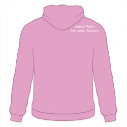 Skoltröja Järla Hoodie Rosa