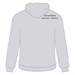 Skoltröja Järla Hoodie Askgrå